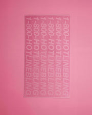 Drake Beach Towel 1-800-Hotline Bling